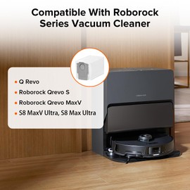 roborock 6 Packs Disposable Dust Bags for QRevo series S8MaxVUltra, S8MaxUltra, QrevoMaxV, QrevoPro, Qrevo Curv CurvX, QrevoCurvS5X,QrevoEdge,Saros10series,Qrevo Slim, QrevoEdgeS5A,QV 35A Robot Vacuum