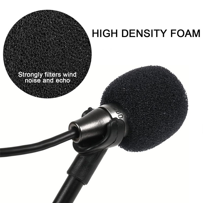 Pack of 10 Pop Protection Microphone, Microphone Windscreen, Lavalier Windscreen,