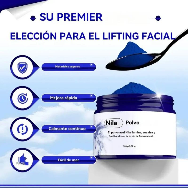 Hjkggff//* Polvo Azul Nila Marroquí Para El Oopczachfgfg