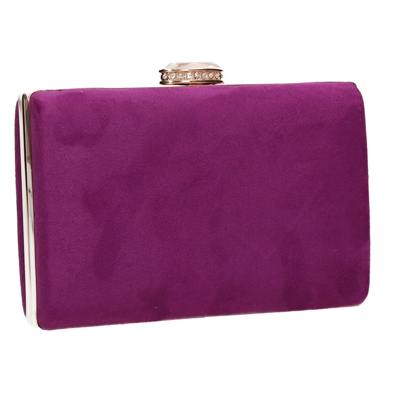 SWANKYSWANS Women's Clutch One Size - Purple -