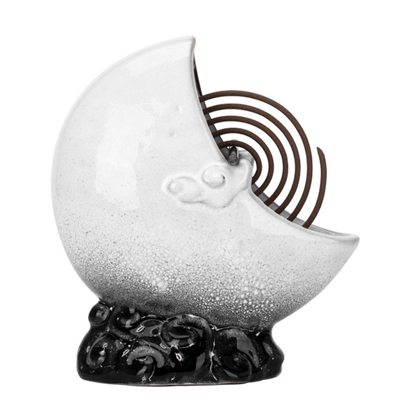 Moon Incense Burner Holder Creative Crescent Moon Shaped Incense Stick