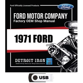 1971 Ford Truck Factory OEM Shop Manuals USB