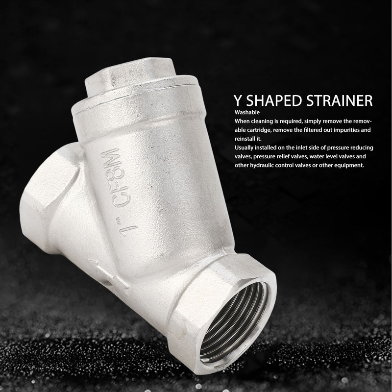 Y Type Strainer 1 Inch DN25 Female Thread 304 Stainless