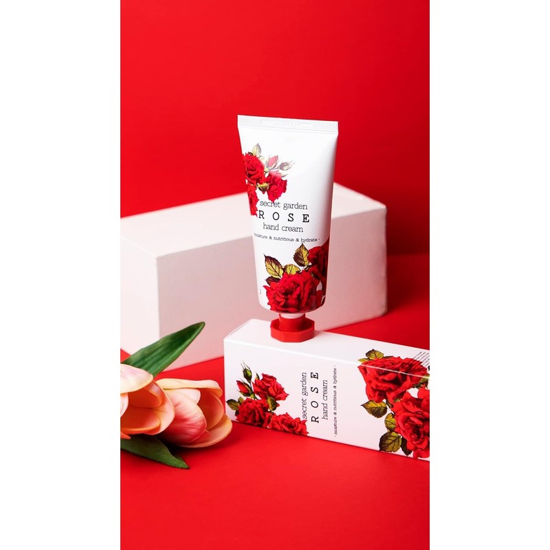 Jigott Secret Garden Moisture Hand Cream 100ml/3.38fl.oz (Rose)