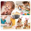 Landrain Set of 12 make-up brushes for children's make-up with