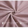 Boqingzhu Cotton Bed Linen 200 x 200 cm Pink Dusky