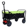 ESPIDOO 150L Collapsible Wagon Cart: Heavy Duty Foldable Utility Wagon