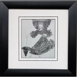 Al Hirschfeld "Judy Garland 1944 " CUSTOM FRAMED ART Celebrity Movie