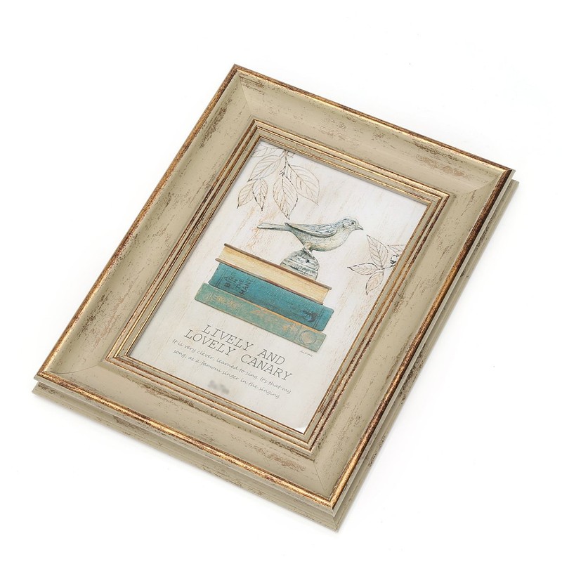 Zhenzan Frames 6x8 Inches Vintage Feel Rustic Picture Frame for