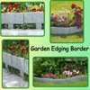 Garden Edging Border,25ft Plastic Landscape Edging,Garden Edging for Landscaping,Flower Bed