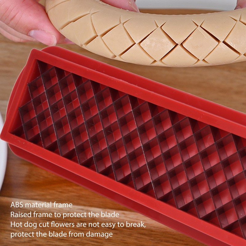 Hot Dog Cutter Ergonomic Efficient Hot Dog Slicing Tool with