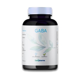 GABA 500 mg – Natürliche Entspannung, erholsamer Schlaf, Anti-Stress, Unterstützung des Nervensystems, emotionales Gleichgewicht – 120 Kapseln DENIPHARMA