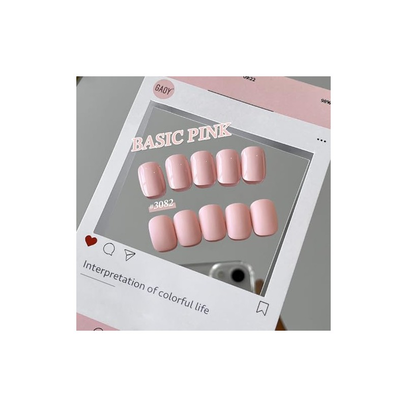 GAOY Pink Gel Nail Polish, 16ml Soak Off Gel Polish,
