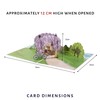 Cardology - Wisteria Pop-Up Greeting Card | 3D Wisteria Garden