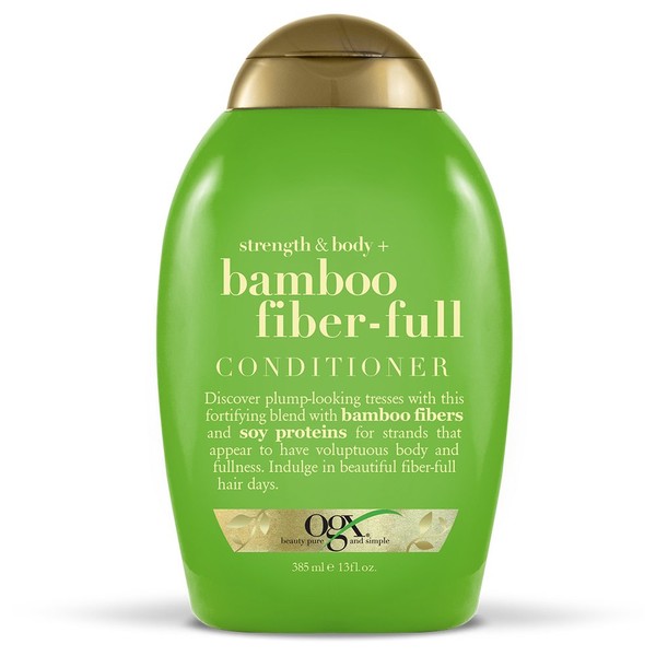 OGX Strength and Body Plus Bamboo Fiber-Full Conditioner, 13 Ounce