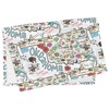 Fish Kiss 16"x24" Oklamoma Map Towel is 100% Microfiber Waffle