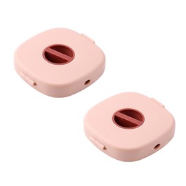 tooloflife 2 Packs Retractable Portable Cord Organizer Multi-Purpose Data Cable Organizer Cable Management Winder for Charging Portable Phone Stand (Pink)