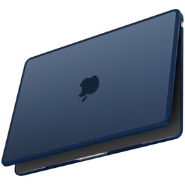 GPXIIZ Case Compatible with MacBook Air 13.6 Inch M4 M3 M2 Protective Case 2025 2024 2023 2022 Release A3240 A3113 A2681, Soft TPU Frame + Scratch-Resistant Hard Case 13.6 Inches, Midnight