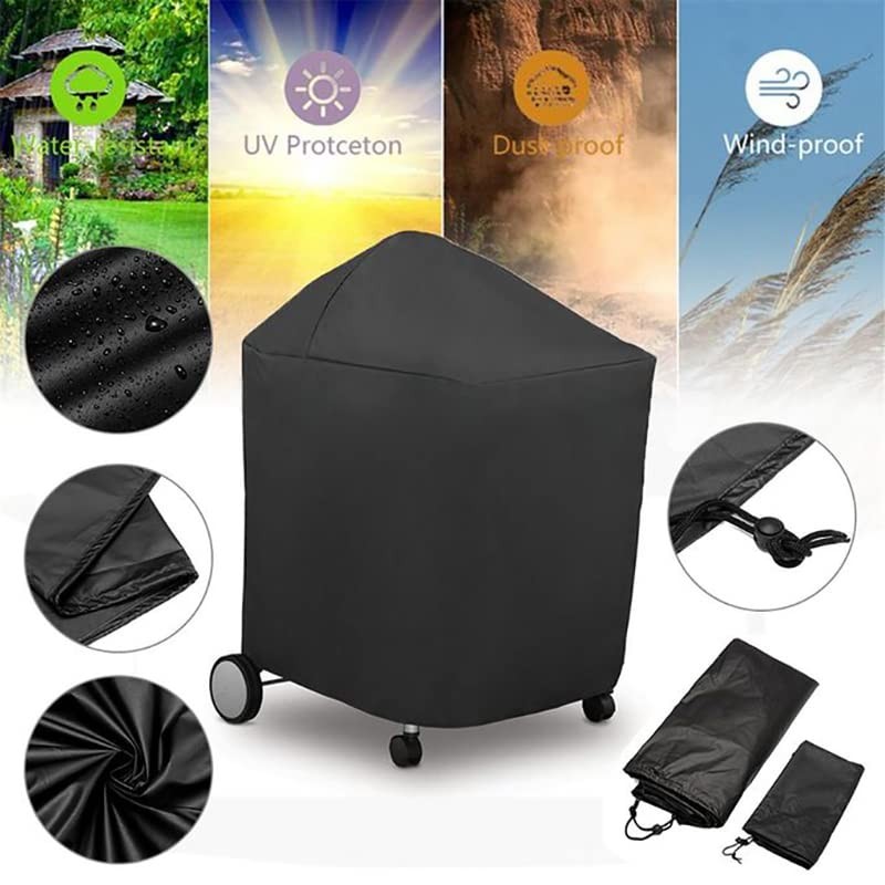 AIMALL Waterproof BBQ Grill Cover for Weber Q1000 Q2000 Series