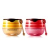 Leogony 3PCS Honey Pot Lip Balm Set, Moisturizing Strawberry Honeybalm