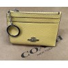 COACH 88250 Crossgrain Leather Mini Skinny Id Card Case SV/Retro