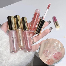 Brillo de Labios Hidratante Tinte de Labios a Prueba De Agua Suave Uso Duradero Copa Antiadherente No se Desvanece Belleza Aceite de Labios Esmalte de Labios Brillo Líquido Brillante Para Nutrir (1#)