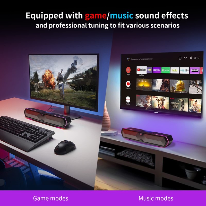 Edifier MG300 Computer Sound Bar: Loud Speakers with Deep Bass