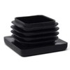 Design61 10 x Square Tube Plugs, Lamellar Plugs, 34 x