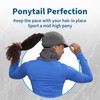 TrailHeads Women's Trailblazer Adventure Ponytail Cap and Microfleece Neck Warmer