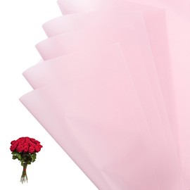 PATIKIL Flower Gift Wrapping Paper, 20 Sheets Waterproof Bouquet Paper Solid Color Wrap Florist Papers for Wedding DIY Craft Graduation Valentine Mother's Day, Light Purple