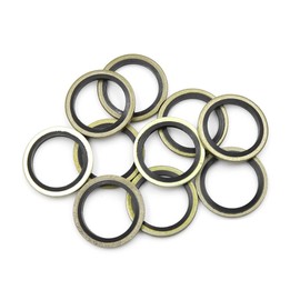 A ABSOPRO Oil Crush Washers 20mm ID. 28mm OD. Drain Plug Gaskets (Set of 10)