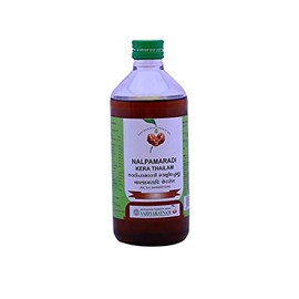 (Pack of 2) Vaidyaratnam Oushadhasala NALPAMARADI KERA THAILAM (200 ML) - by Venus.Exports