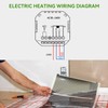 Thermostat Mechanical Electric Underfloor Heating Thermostats 16A 95-240V Temperature Controller