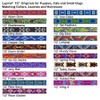 LupinePet Originals 1/2" Rain Song Cat Safety Collar , 8-12"