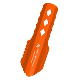 Ultralight Backpacking Trowel Aluminum Shovel Small Potty Multitool with Longer Handle Design Essential for Hiking, Camping and Survival Bags (Orange 1 Pack)