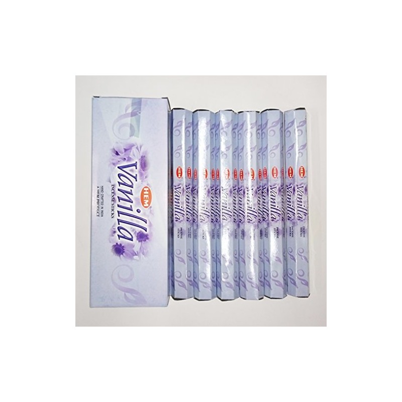 Hem New Vanilla Hexa Incense Sticks 6 Packs x 20