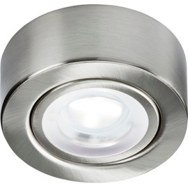 Knightsbridge 230V LED Under Cabinet Light with Adjustable CCT - Brushed Chrome, CABCTBC