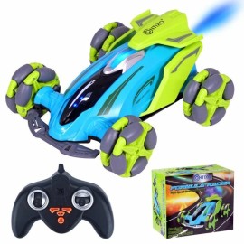 Contixo SC4 2.4GHz Remote Control Car with 360° Rotation, Blue Smoke