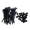 100 Pack Nylon Universal Cable Tie Buckle for Car, New
