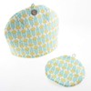 Stylish Scandinavian Style Teapot Cover, Green Style, Spring Day, Artisan