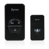 Byron DBY-23452BS Wireless Doorbell Set - Kinetic Energy - Black