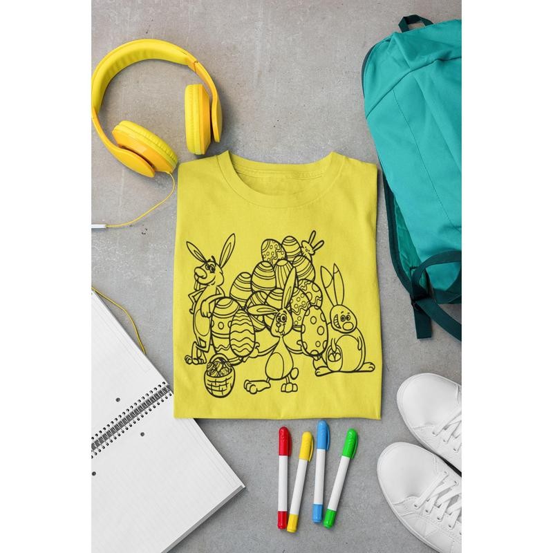 Boy Bunnies Screen Print Transfer