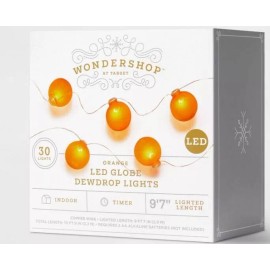 Wondershop 30ct Battery Operated LED Globe Dewdrop Fairy String Lights - Wondershop