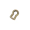 Keyhole Insert Stamped Brass, 3/4" Tall