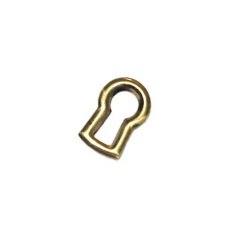 Keyhole Insert Stamped Brass, 3/4" Tall