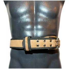 Davsa México Faja De Seguridad Tipo Pesista Uso Rudo Cuero Calibre 4mm