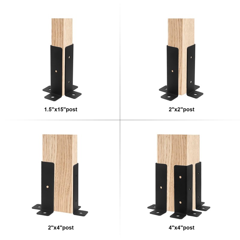 Beowanzk Fence Post Brackets, Fence Brackets, Fence Posts, Fence Post