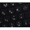 Apple Japanese Hiragana Non-Transparent Keyboard Labels Layout Black OR White