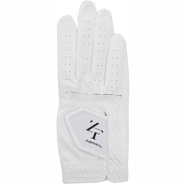 EON SPORTS Zero-Fit Golf Gloves, Inspiral Gloves, 9.8 inches (25 cm), White, Right Hand, Unisex, White, 9.8 inches (25 cm)