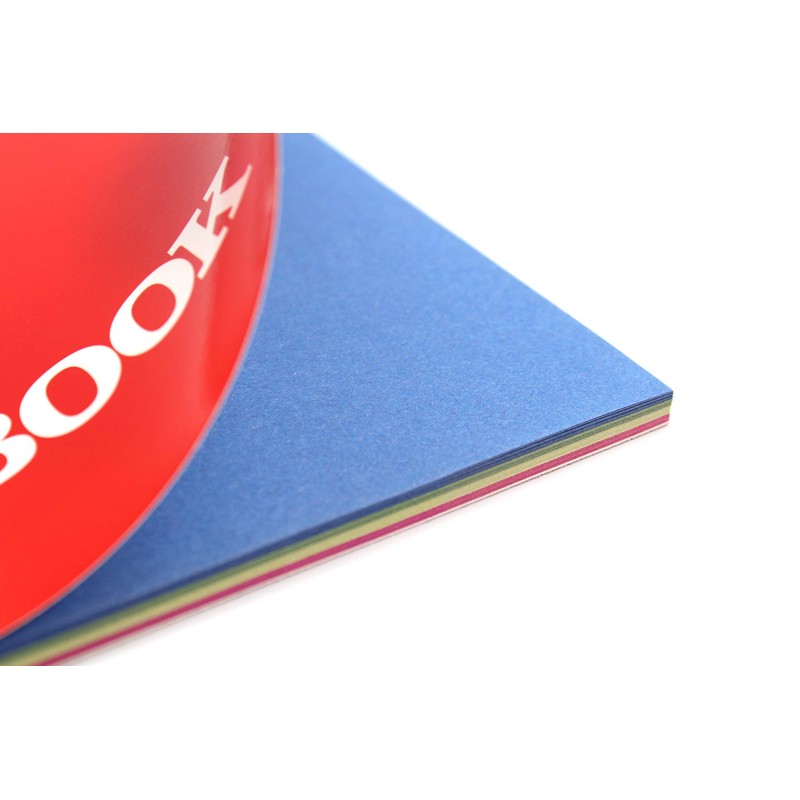 Silvine Perfect Bound Multicloured Scrapbook. 80 Assorted Colour Pages of